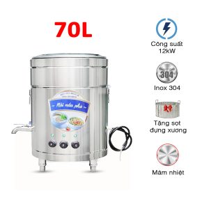 Nồi nấu nước lèo bằng điện 70 lít