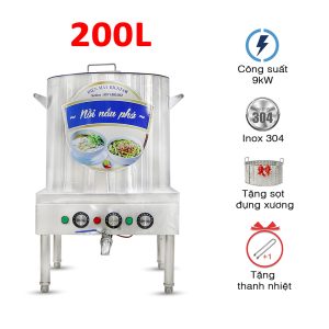 Nồi nấu nước lèo bằng điện 200L