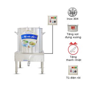 Nồi hầm xương nấu nước lèo hộp điện rời