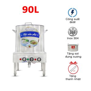 Nồi nấu phở điện công nghiệp 90L