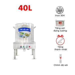 Nồi nấu phở 40L gắn biến trở CB