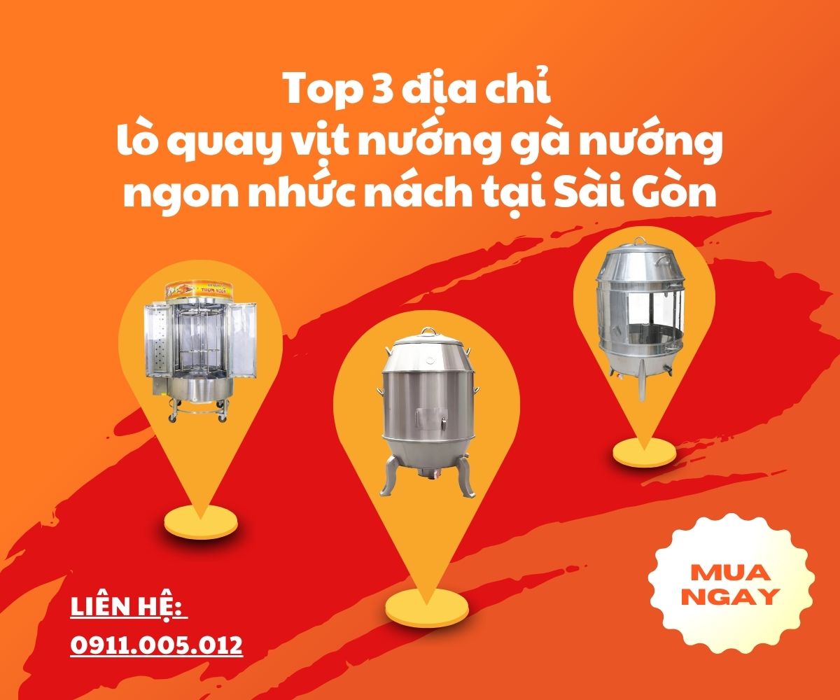 Lò quay vịt nướng gà nướng