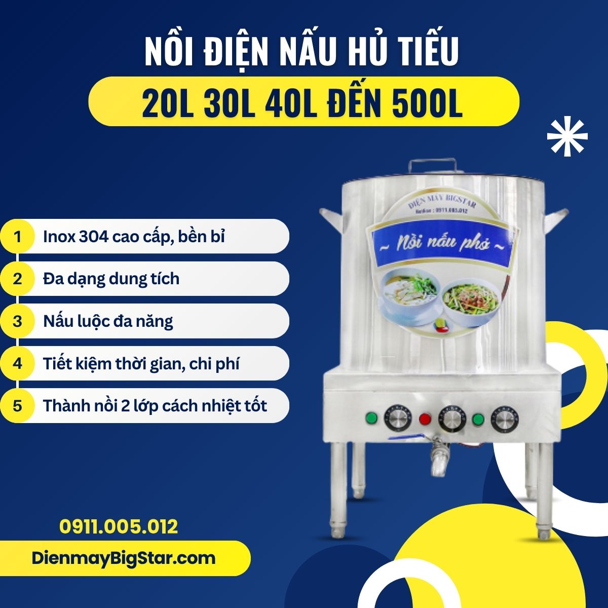 nồi điện nấu hủ tiếu