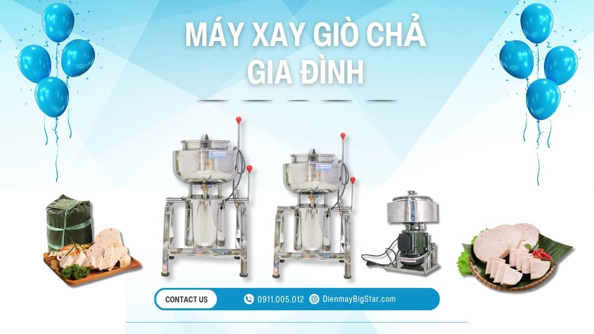 máy xay giò chả gia đình