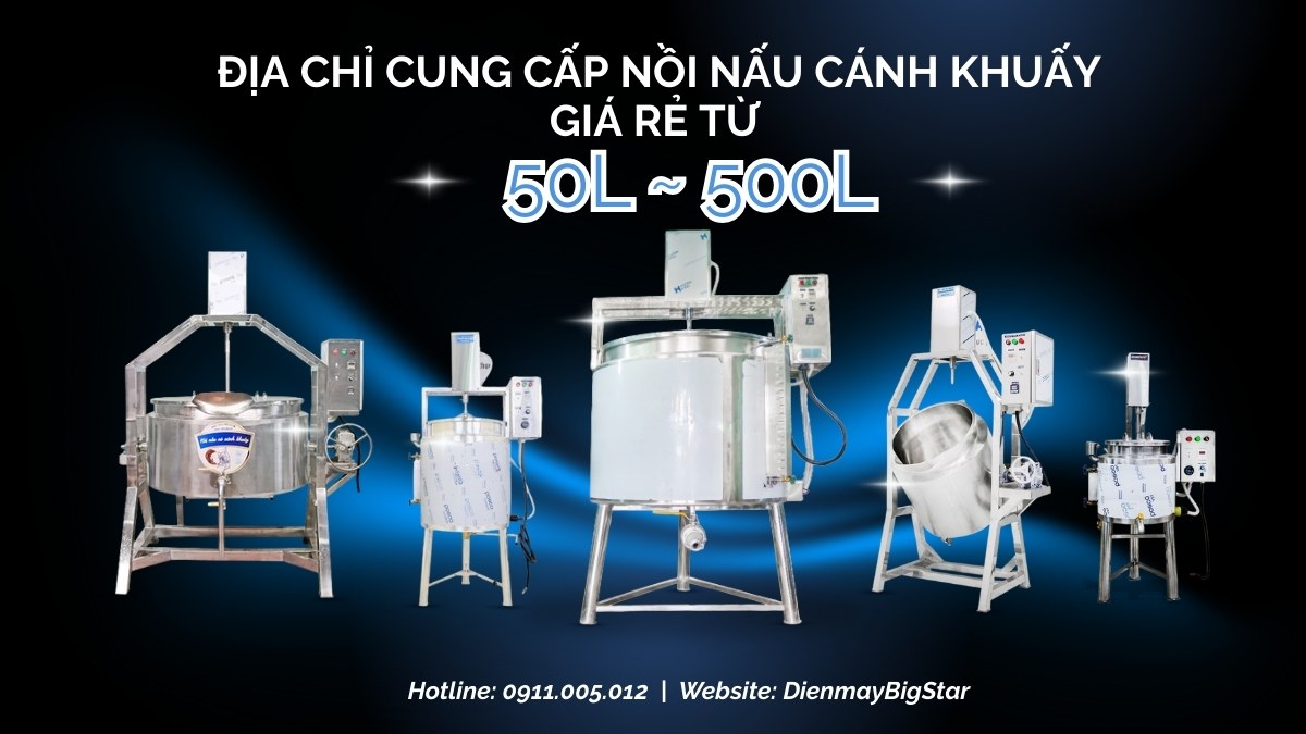 nồi nấu cánh khuấy