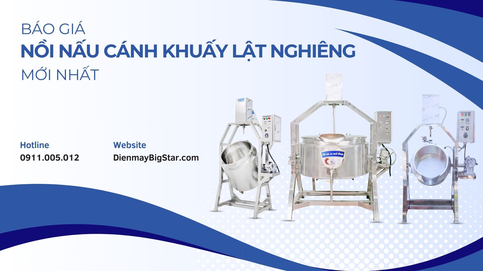 nồi nấu cánh khuấy lật nghiêng