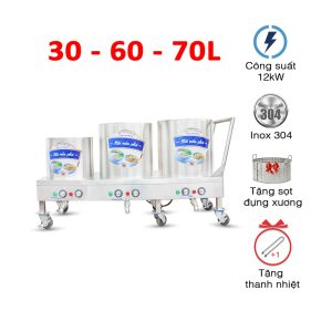 Bộ nồi nấu phở dùng điện 30-60-70L